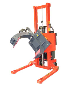 運(yùn)輸、抬升并翻轉(zhuǎn)較重的卷軸類貨物 卷夾翻轉(zhuǎn)車